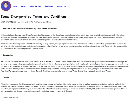 terms-and-conditions screenshot