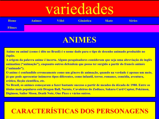 timmerman/pages/animes screenshot