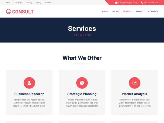 service screenshot