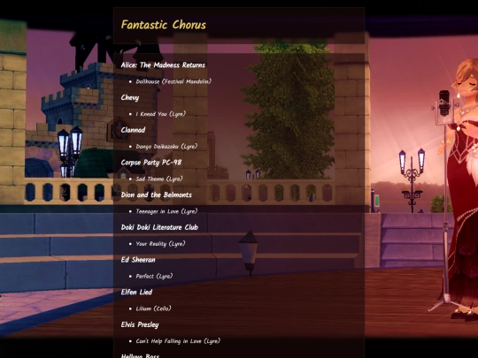 chorus screenshot