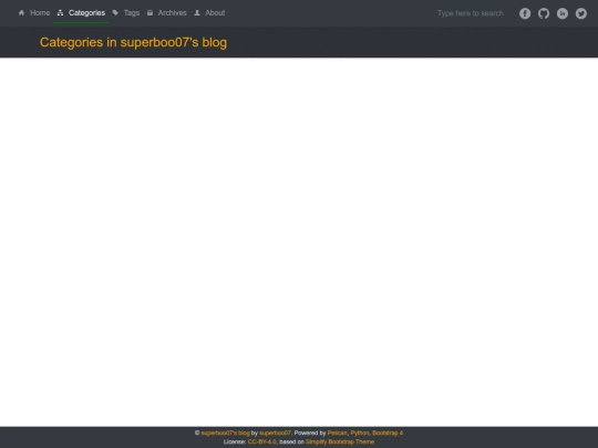 categories screenshot
