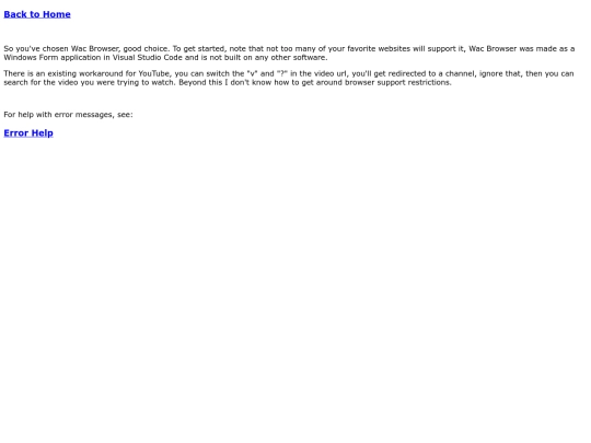 wacbrowser/documentation screenshot