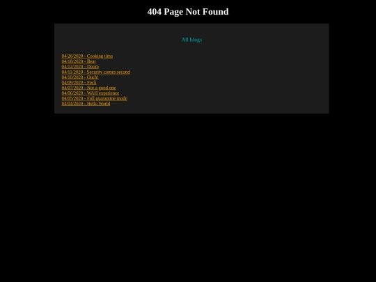 blogs screenshot