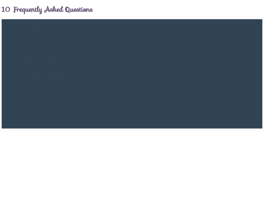 FAQS screenshot
