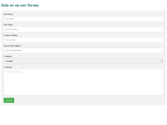 Forum screenshot