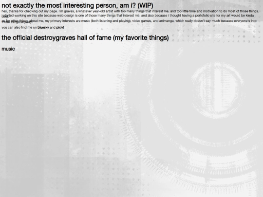 aboutme screenshot