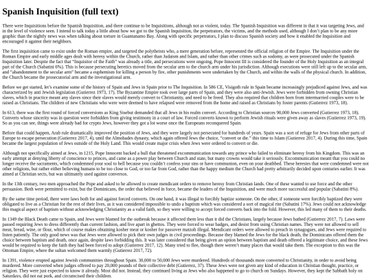classnotes/inquisitionfull screenshot