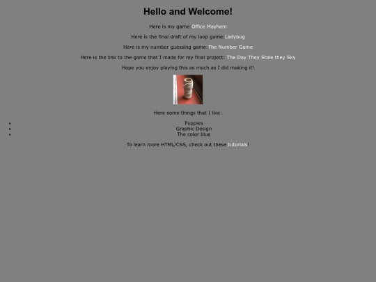 index screenshot
