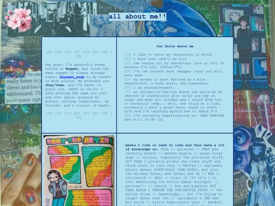 aboutmepage screenshot