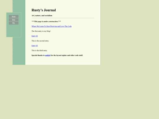 blog screenshot