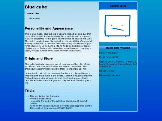 cubewiki/bluecube screenshot