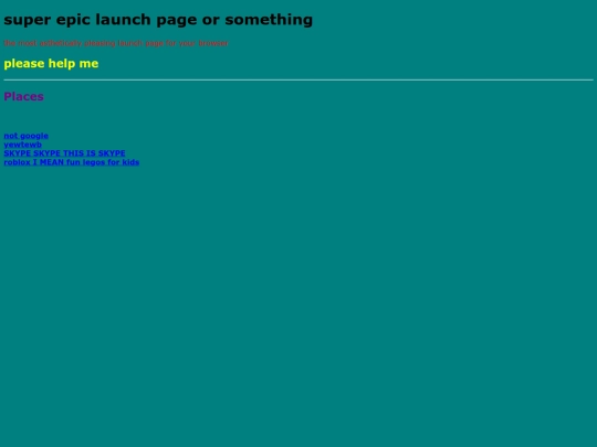 launchpage screenshot
