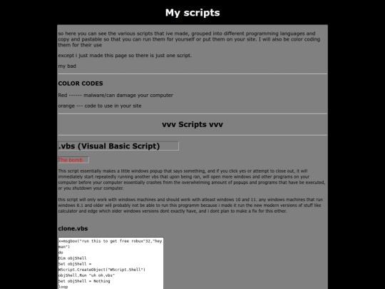 scripts screenshot