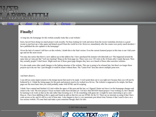 post/updated-homepage-layout screenshot