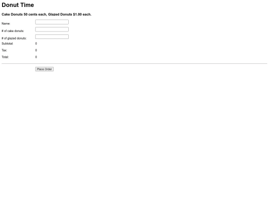 examples/donuts screenshot