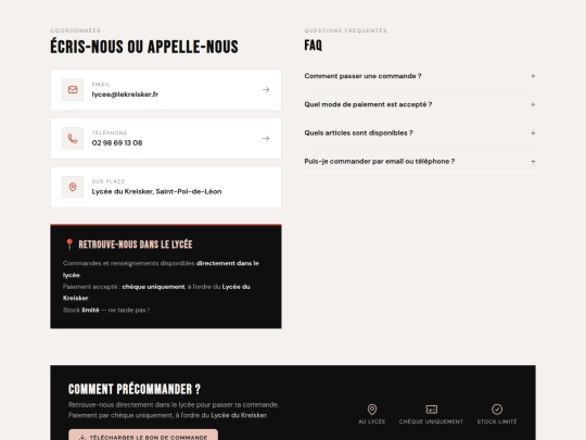 kreisker/contact screenshot