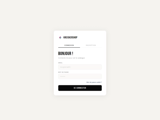 kreisker/kreisker-shop screenshot