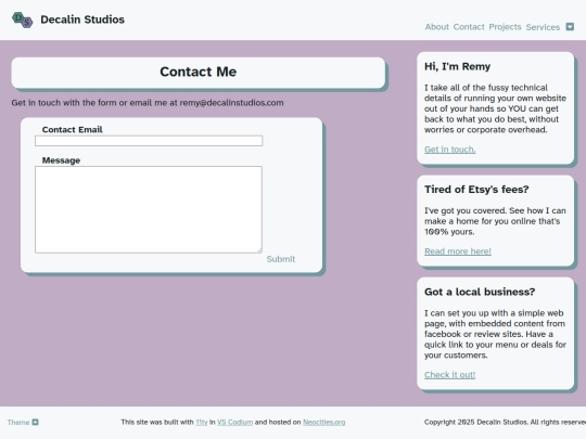 contact screenshot