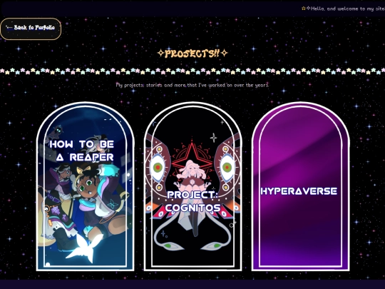 projects screenshot