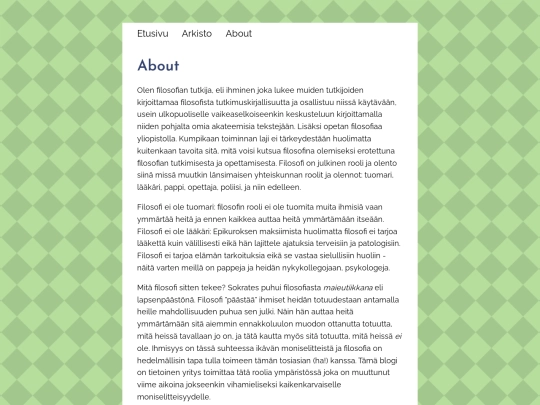 blog/about screenshot