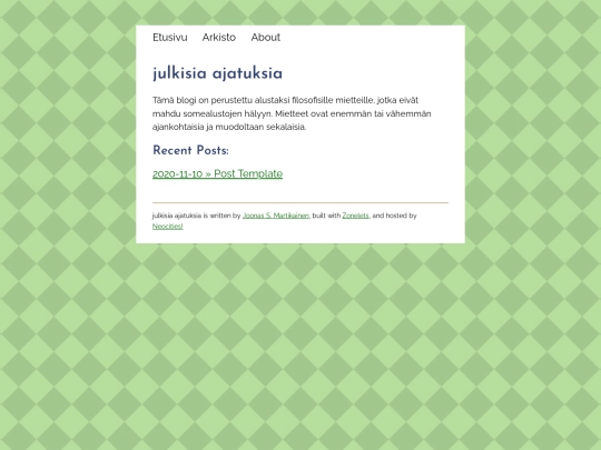 blog screenshot
