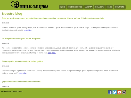 blog screenshot