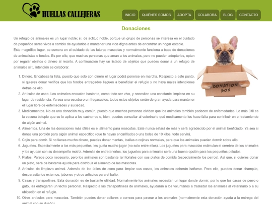 colaboradonaciones screenshot