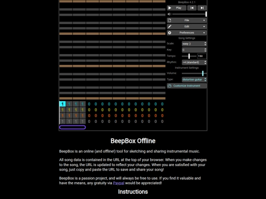 beepbox/beepbox_offline screenshot