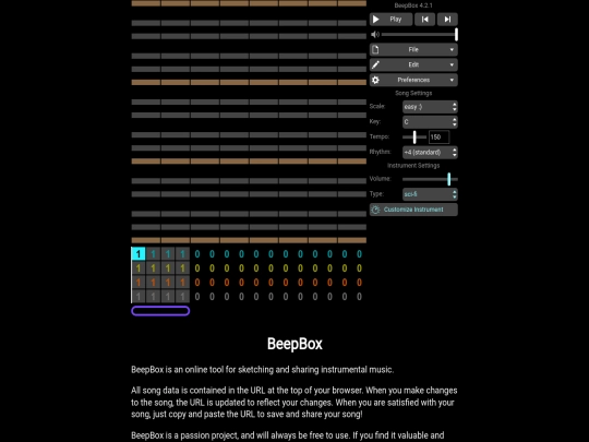 beepbox screenshot