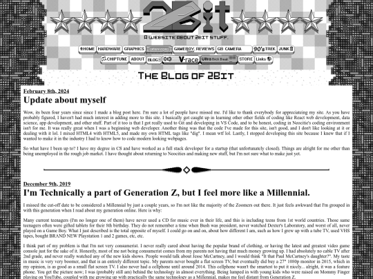 blog screenshot