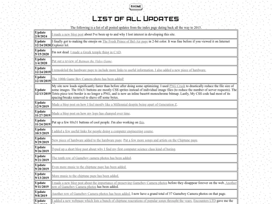 docs/updates screenshot