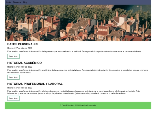 index screenshot