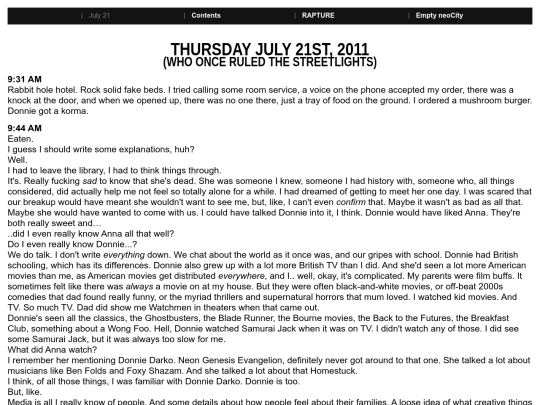 rapture/july21 screenshot