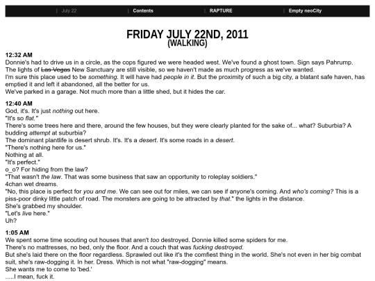 rapture/july22 screenshot