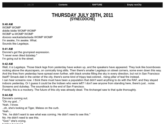 rapture/july28 screenshot