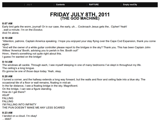rapture/july8 screenshot