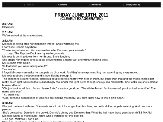rapture/june10 screenshot