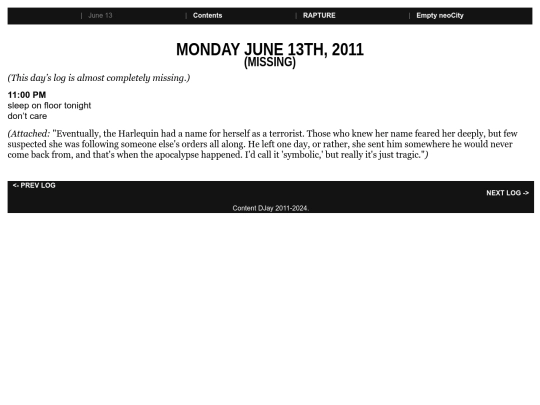 rapture/june13 screenshot
