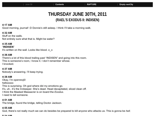 rapture/june30 screenshot