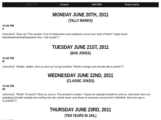 rapture/junetally screenshot
