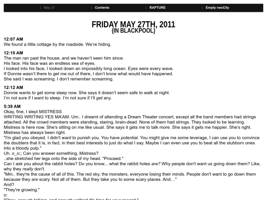 rapture/may27 screenshot