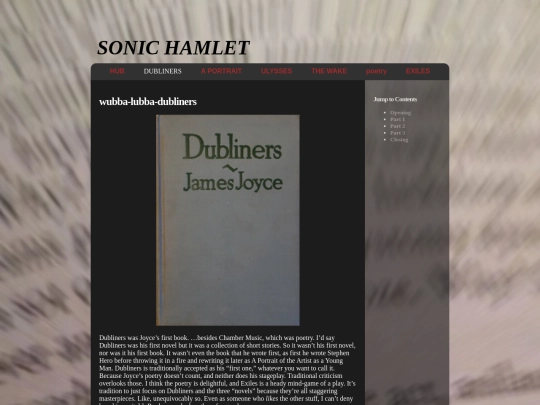 sonichamlet/dubliners screenshot