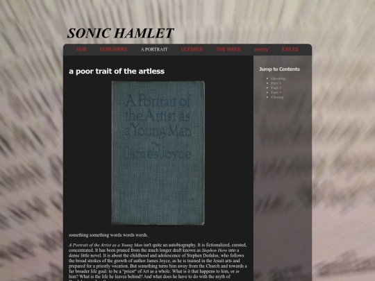 sonichamlet/portrait screenshot