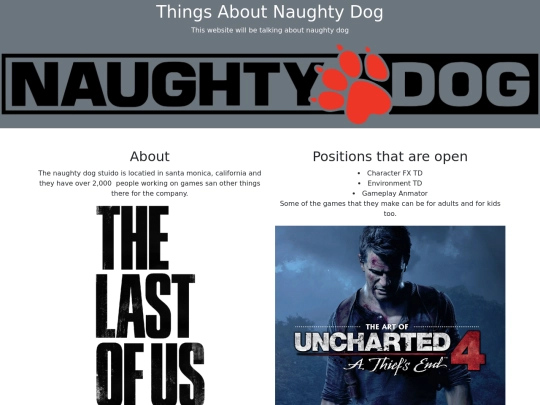 naughtydog screenshot