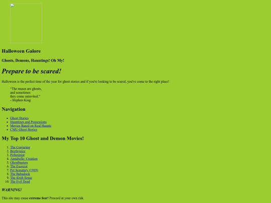 index screenshot