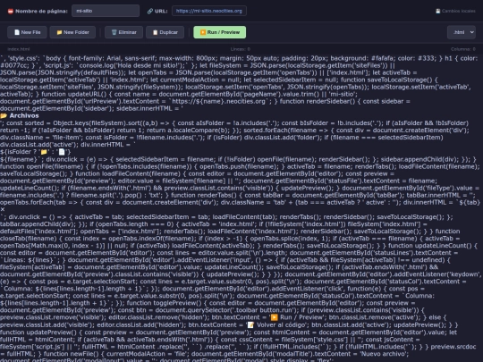 index screenshot