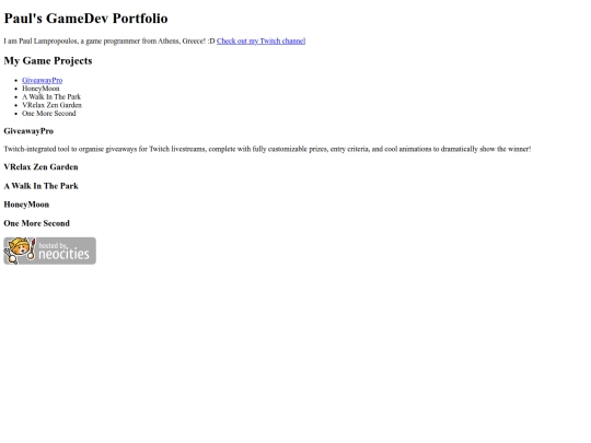 index screenshot