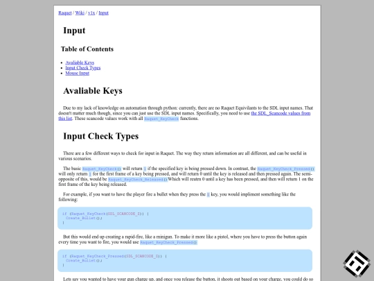 v1x/Input screenshot