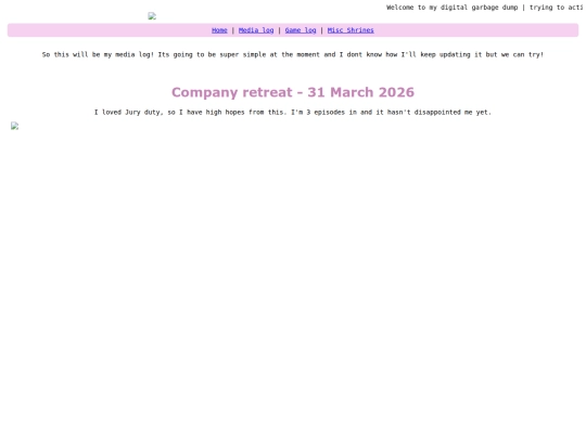 log screenshot