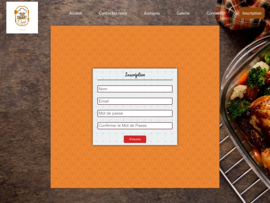 html/signup screenshot